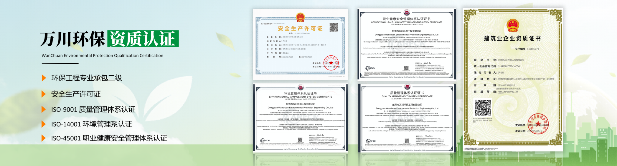 萬(wàn)川環(huán)保公司資質(zhì)（最新）